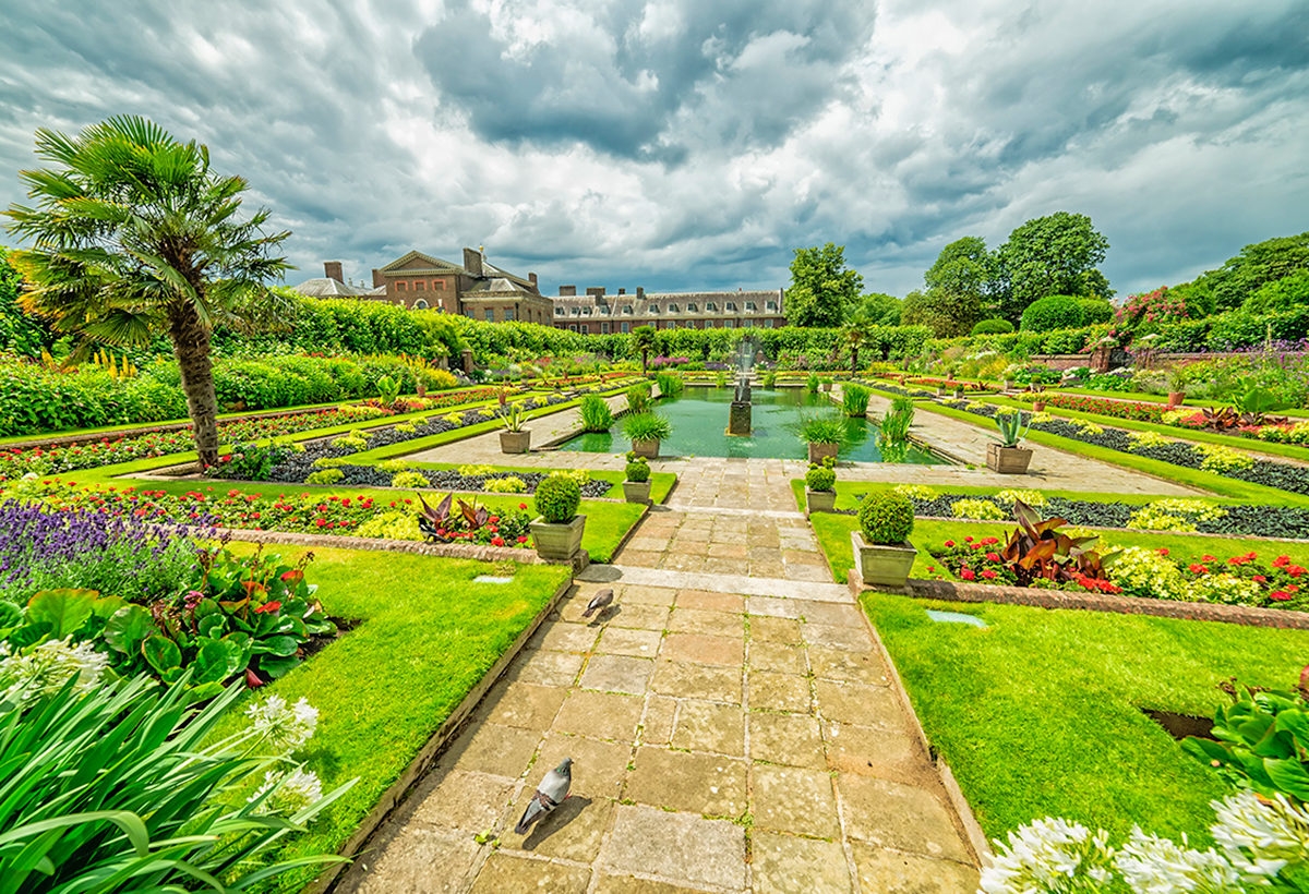 Кенсингтонский дворец, живописный сад